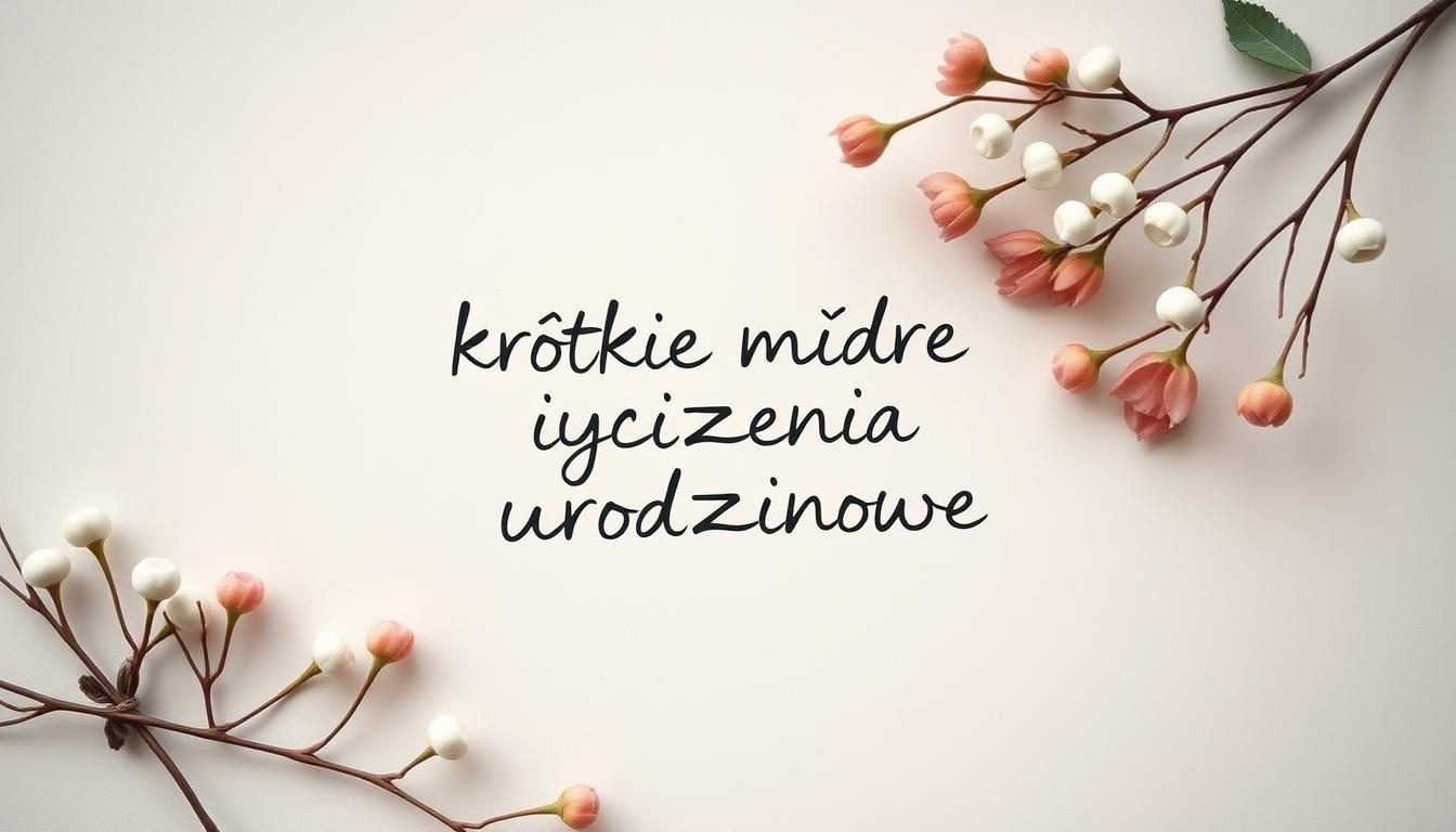 Krótkie mądre życzenia urodzinowe – najlepsze przykłady