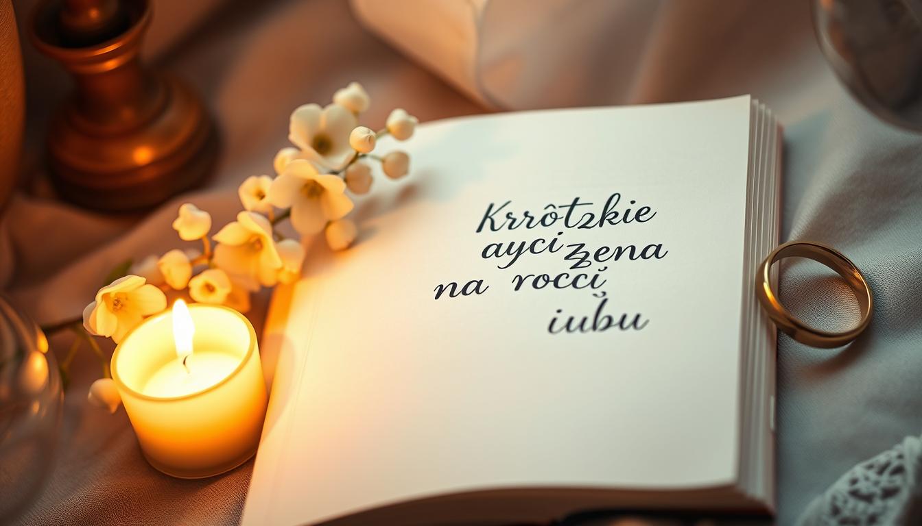 Krótkie życzenia na rocznicę ślubu – inspiracje