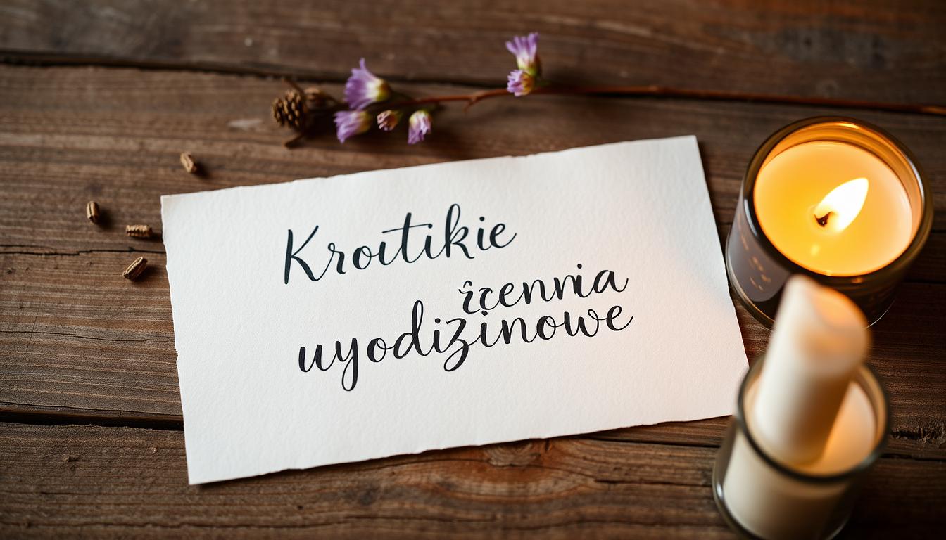 Krotkie życzenia urodzinowe – najlepsze pomysły
