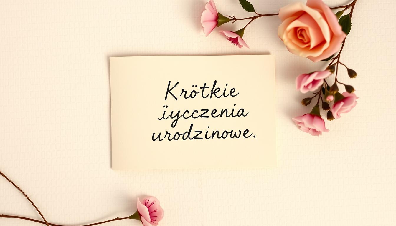 krótkie życzenia urodzinowe