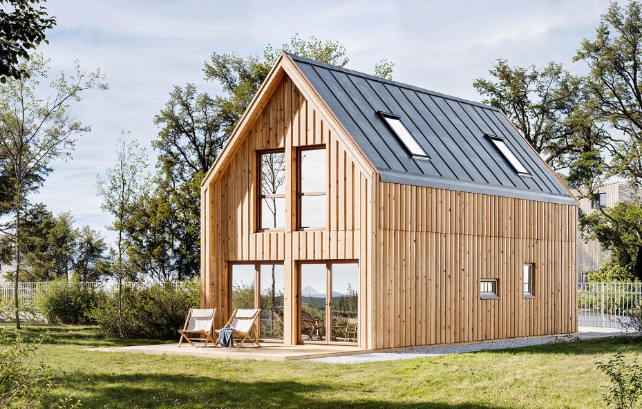 Dom 95 m² mieszkalny, modułowy, całoroczny – BONIN V19_A1
