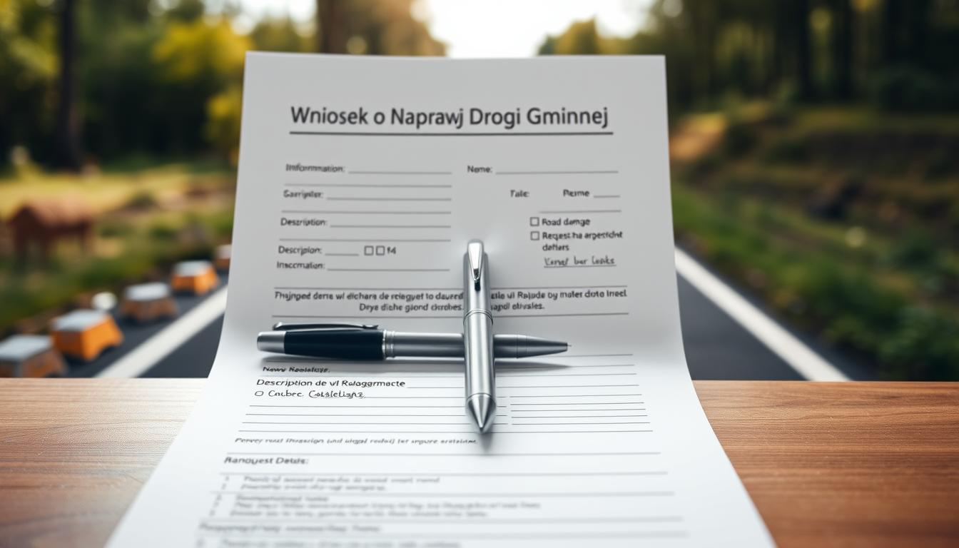 Wzór Wniosku o Naprawę Drogi Gminnej